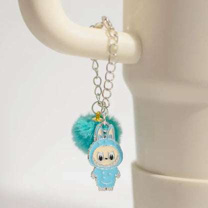 Blue Mini Labubu Charm